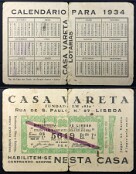 Calendários de Bolso