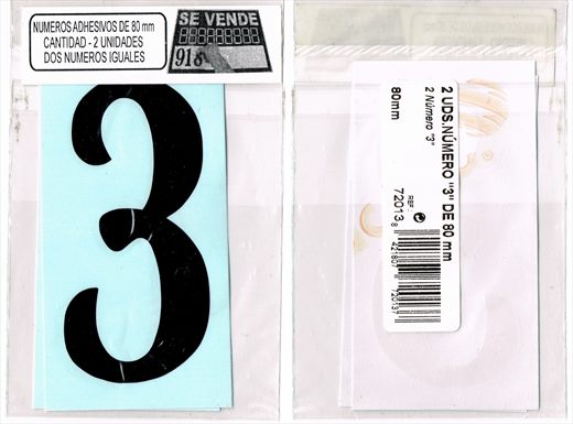 Numeros adesivos 80mm (3)