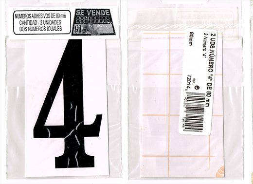 Numeros adesivos 80mm (4)