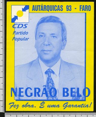 CDS - Negrao Belo Autarquicas 1993 Faro 02