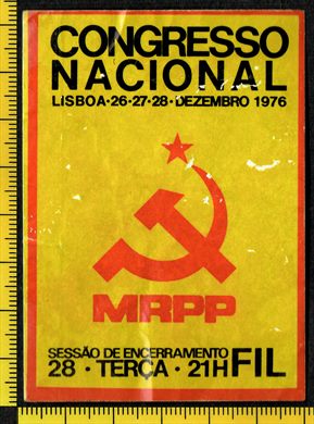 MRPP - Congreso Nacional 1976