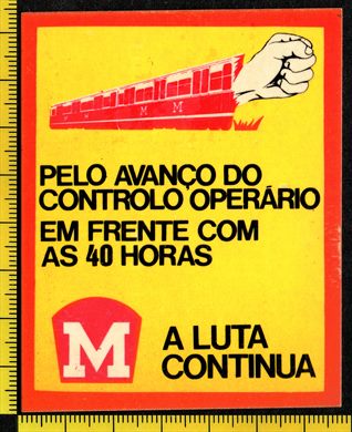 M - Pelo avonco do controlo operario