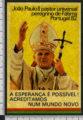 Joao Paulo II - visita a Fatima 1982