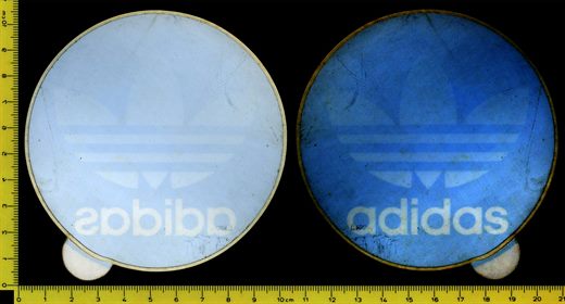 Adidas (blue) (glass)