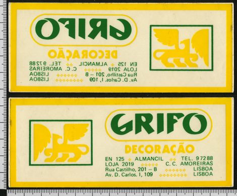 Grifo decoracao