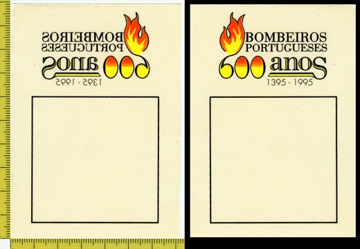 Bombeiros Portugueses 600 anos 1995 (porta documento)