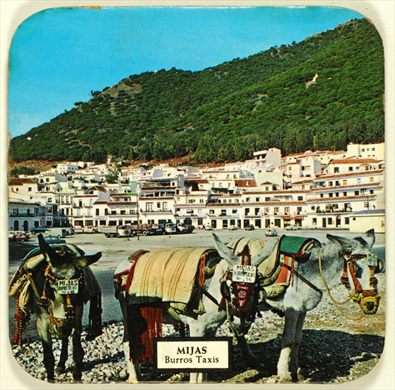 Espanha Mijas burros taxis