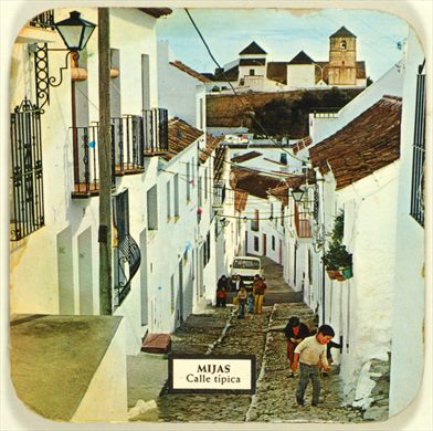 Espanha Mijas calle tipica