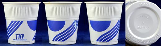 TAP copo plastico azul (Man 5 ART.200)