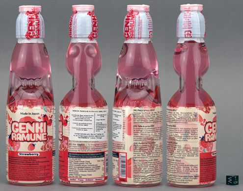 HATA Genki ramune Strawberry 200ml