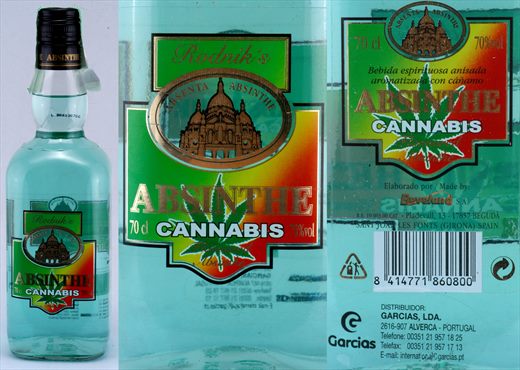 Rodniks Absinthe Cannabis 70cl 70vol