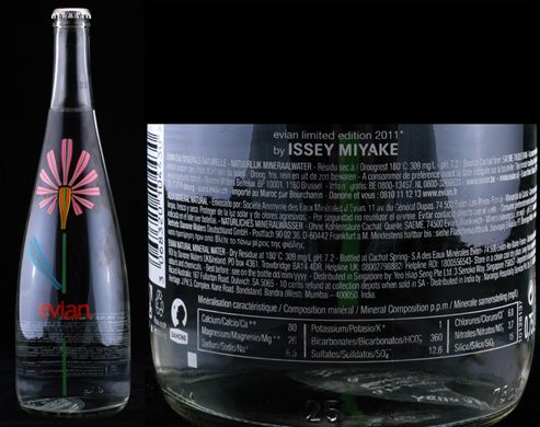 Evian Limited Edition 2011 by Issey Miyake 0,75L
