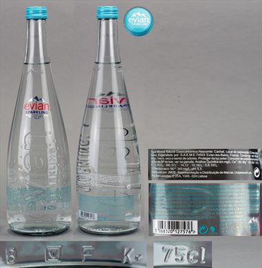 Evian sparkling 75cl