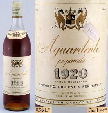 Aguardente 1920 0,96L 40vol