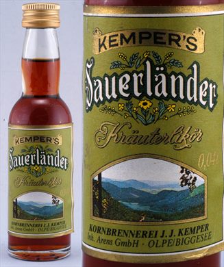 Kempers Sauerlander Krauterlikor 0,04L 30vol