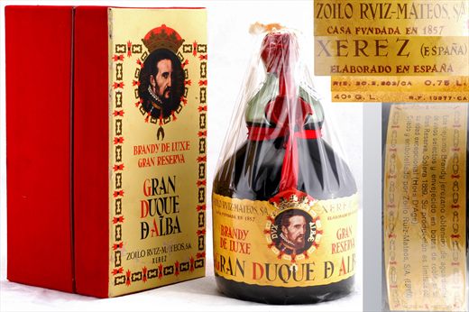 Gran Duque de Alba Brandy de luxe gran reserva Zoilo Rviz-Mateos 0,75L 40vol