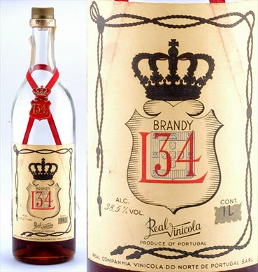 L34 Brandy Real Vinicola 1L 38,5vol