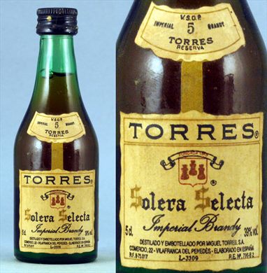Torres Solera Selecta Imperial Brandy 5cl 39vol