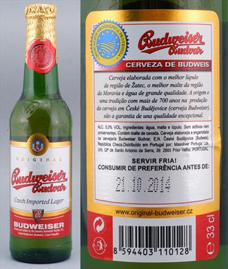 Budweiser Budvar 33cl