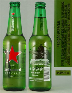 Heineken edicion especial Spectre 007 33cl