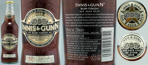 Innis-Gunn Rum Finish Oak Aged Beer 330ml