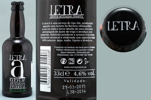 Letra A Weiss 33cl