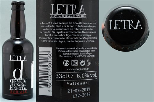 Letra d Red Ale 33cl