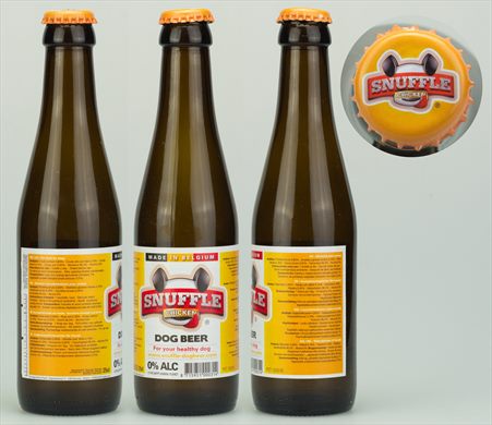 Snuffle chicken dog beer 25cl