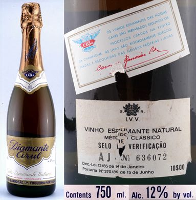 Dimante Azul Vinho Espumante Natural Meio seco