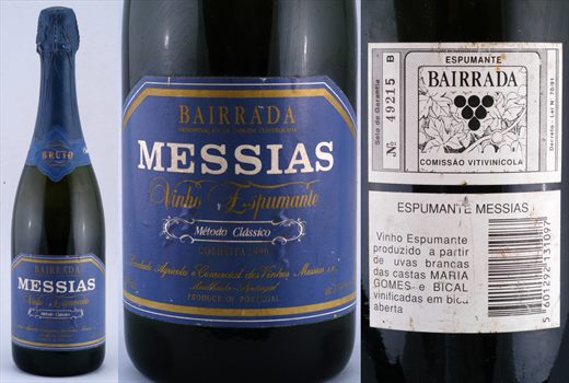 Messias Vinho Espumante Bruto Colheita de 1990