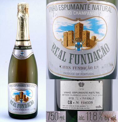 Real Fundacao Vinho Espumante Natural Meio seco