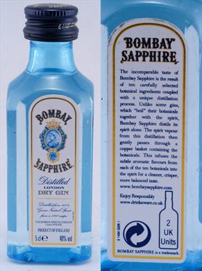 Bombay Sapphire Distilled London Dry Gin