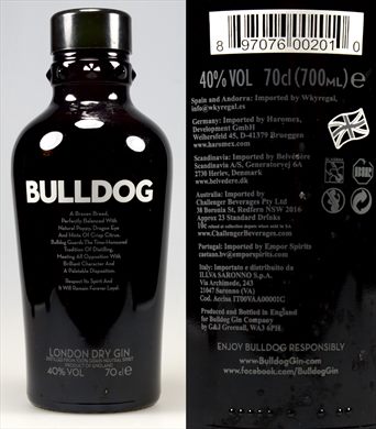 Bulldog London Dry Gin 40cl