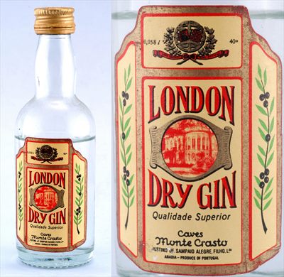 London Dry Gin Caves Monte Crasto