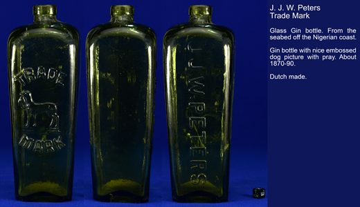 J.J.W. Peters African Gin Bottle