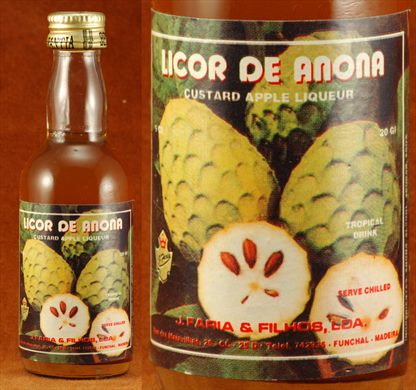 Licor de Anona J. Faria e Filhos 50ml