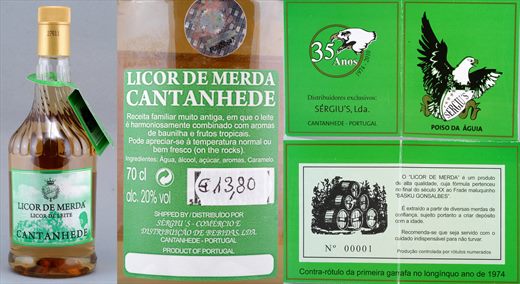 Licor de Merda Cantanhede 70cl