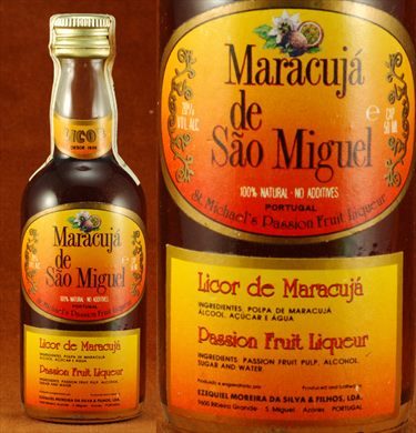 Licor de Maracuja de Sao Miguel 50ml