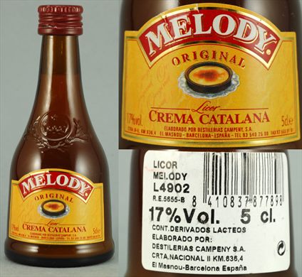 Melody Licor Crema Catalana 5cl