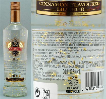 Smirnoff Gold 70cl