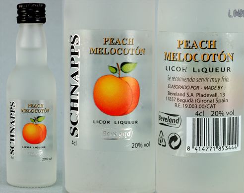Schnapps Peach 4cl