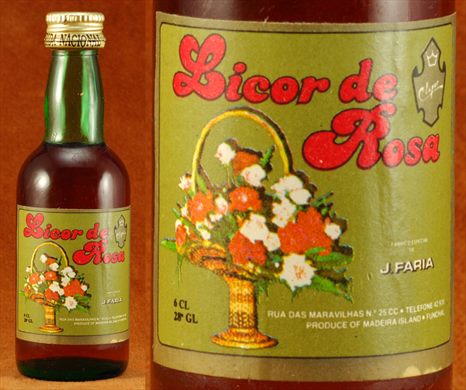 Licor de Rosa J. Faria 60ml