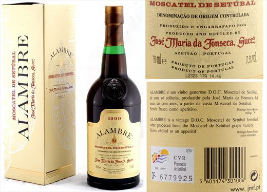 Alambre Moscatel de Setubal 1999