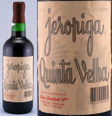 Jeropiga Quinta Velha Caves Borlido