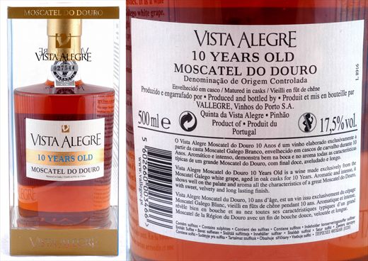 Moscatel do Douro 10 years Vista Alegre