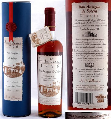 Santa Teresa 1796 Ron Antiguo de Solera