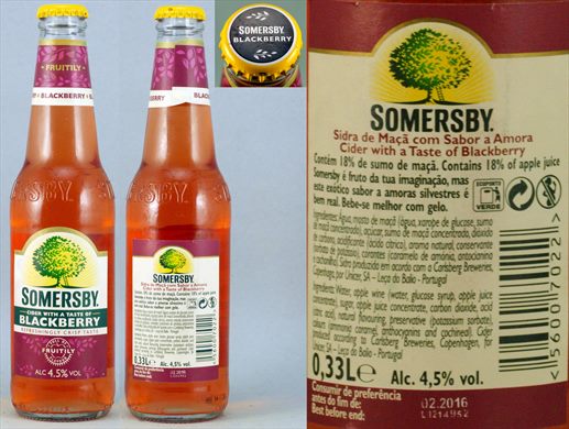Somersby blackberry 330ml 2016