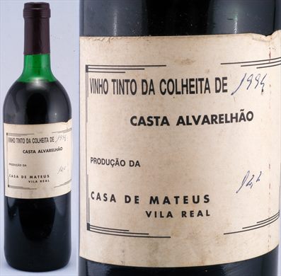 Casa de Mateus Colheita 1994 Casta Alvarelhao Tinto
