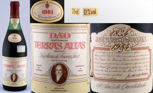 Dao Terras Altas 1981 Tinto Jose Maria da Fonseca