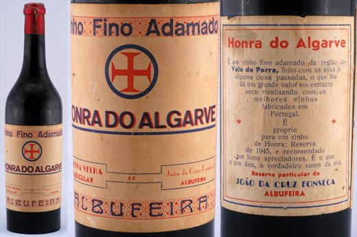 Honra do Algarve Reserva 1943 Vinho Fino Adamado de Joao da Cruz Fonseca